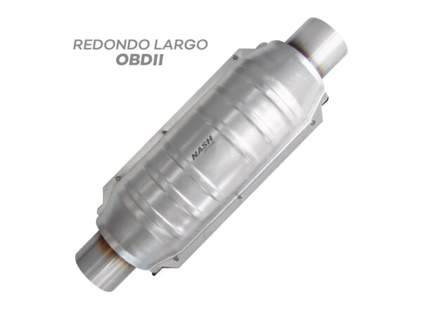 Convertidor redondo OBDII largo, Cople: 2 1/2"