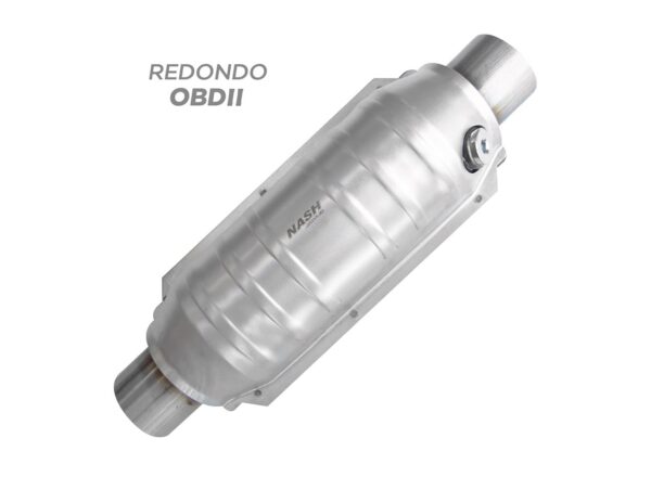 Convertidor redondo OBDII con sensor de oxigeno a un lado
